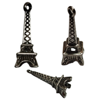 Breloque Argent Monument Tour Eiffel x5pcs - Réf bre34