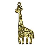 Breloque Doré Girafe x5pcs - Réf bre42