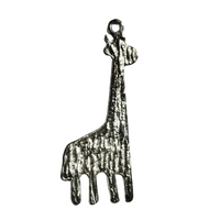 Breloque Argent Girafe x5pcs - Réf bre43