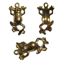 Breloque Doré Grenouille x5pcs - Réf bre47