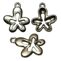 Breloque Argent fleurs x5pcs - Réf bre63