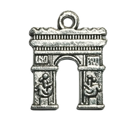 Breloque Argent arc de triomphe x5 pcs - Réf bre78