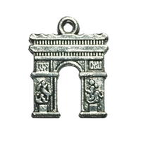 Breloque Argent arc de triomphe x5 pcs - Réf bre78