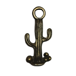 Breloque Bronze cactus x5pcs - Réf bre88