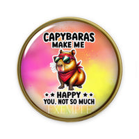 Cabochons en verre Capybara -Réf CAB35