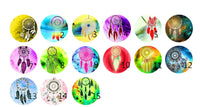 Cabochons en verre Dream catcher -Réf CAB388