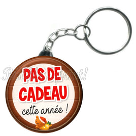 Porte-clés badge Père noël -Réf PC1134