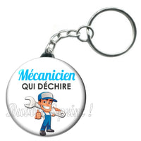 Porte-clés badge Mécanicien- Réf PC149