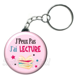 Porte-clés badge j'peux pas j'ai Lecture-Réf PC1533