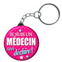 Porte-clés badge Médecin- Réf PC153