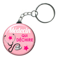 Porte-clés badge Médecin- Réf PC155