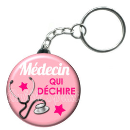 Porte-clés badge Médecin- Réf PC155