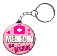 Porte-clés badge Médecin- Réf PC158