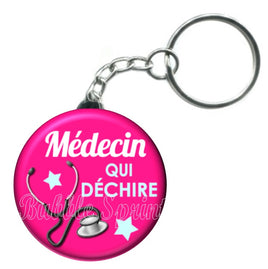 Porte-clés badge Médecin- Réf PC159