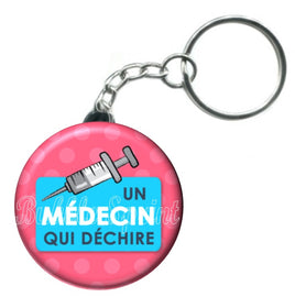 Porte-clés badge Médecin- Réf PC160