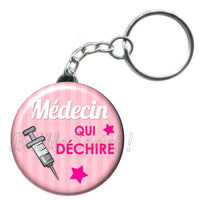 Porte-clés badge Médecin- Réf PC161