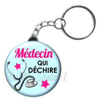 Porte-clés badge Médecin- Réf PC165