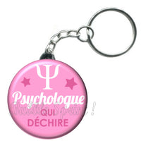 Porte-clés badge Psychologue- Réf PC178