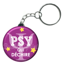 Porte-clés badge Psychologue- Réf PC181