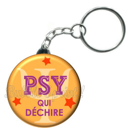 Porte-clés badge Psychologue- Réf PC183