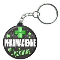 Porte-clés badge Pharmacienne- Réf PC188