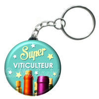 Porte-clés badge Viticulteur- Réf PC219