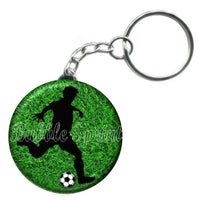 Porte-clés badge Footballeur- Réf PC230