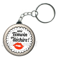 Porte-clés badge Témoin- Réf PC235