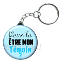 Porte-clés badge Témoin- Réf PC250