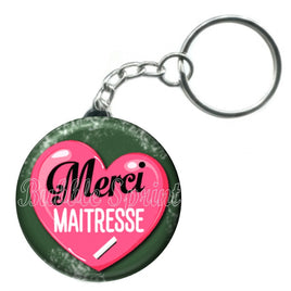 Porte-clés badge Maitresse- Réf PC320