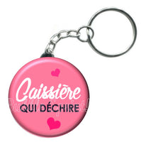 Porte-clés badge Caissière- Réf PC364