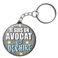 Porte-clés badge Avocat- Réf PC383