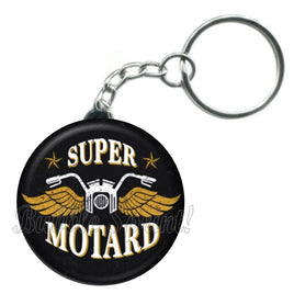 Porte-clés badge Motard - Réf PC425