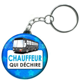 Porte-clés badge Chauffeur- Réf PC42