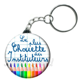 Porte-clés badge Instituteurs- Réf PC451