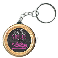 Porte-clés badge Retraitée- Réf PC466