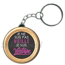 Porte-clés badge Retraitée- Réf PC466