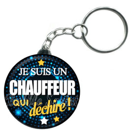 Porte-clés badge Chauffeur- Réf PC46