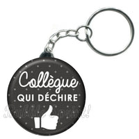 Porte-clés badge Collègue- Réf PC475