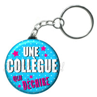 Porte-clés badge Collègue- Réf PC476