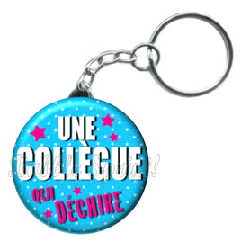 Porte-clés badge Collègue- Réf PC476