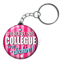 Porte-clés badge Collègue- Réf PC477