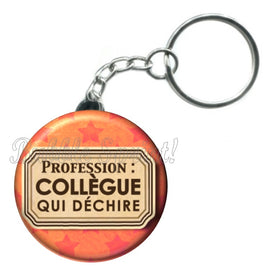 Porte-clés badge Collègue- Réf PC478