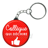 Porte-clés badge Collègue- Réf PC479