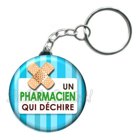 Porte-clés badge Pharmacien- Réf PC505