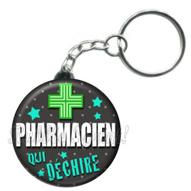 Porte-clés badge Pharmacien- Réf PC508