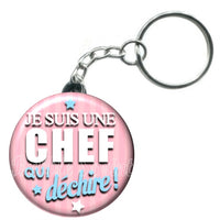 Porte-clés badge chef- Réf PC51