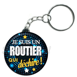 Porte-clés badge Routier- Réf PC521