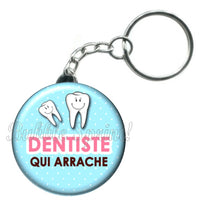 Porte-clés badge Dentiste- Réf PC529