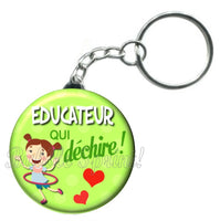 Porte-clés badge Educateur - Réf PC541